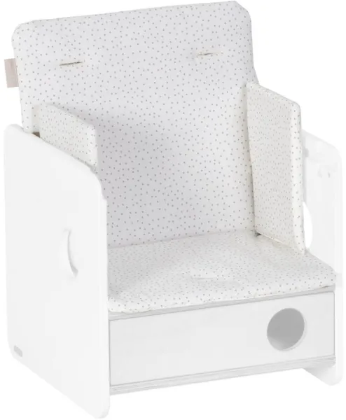 Nuun, Cushions for chairs, white, H1x65x58 cm
