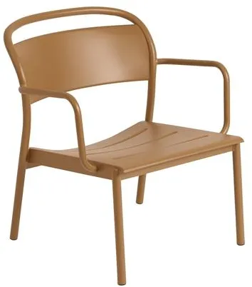 Muuto Linear Steel Armchair Burnt Orange