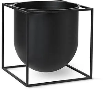 Audo Copenhagen Kubus Flowerpot 23 - Black